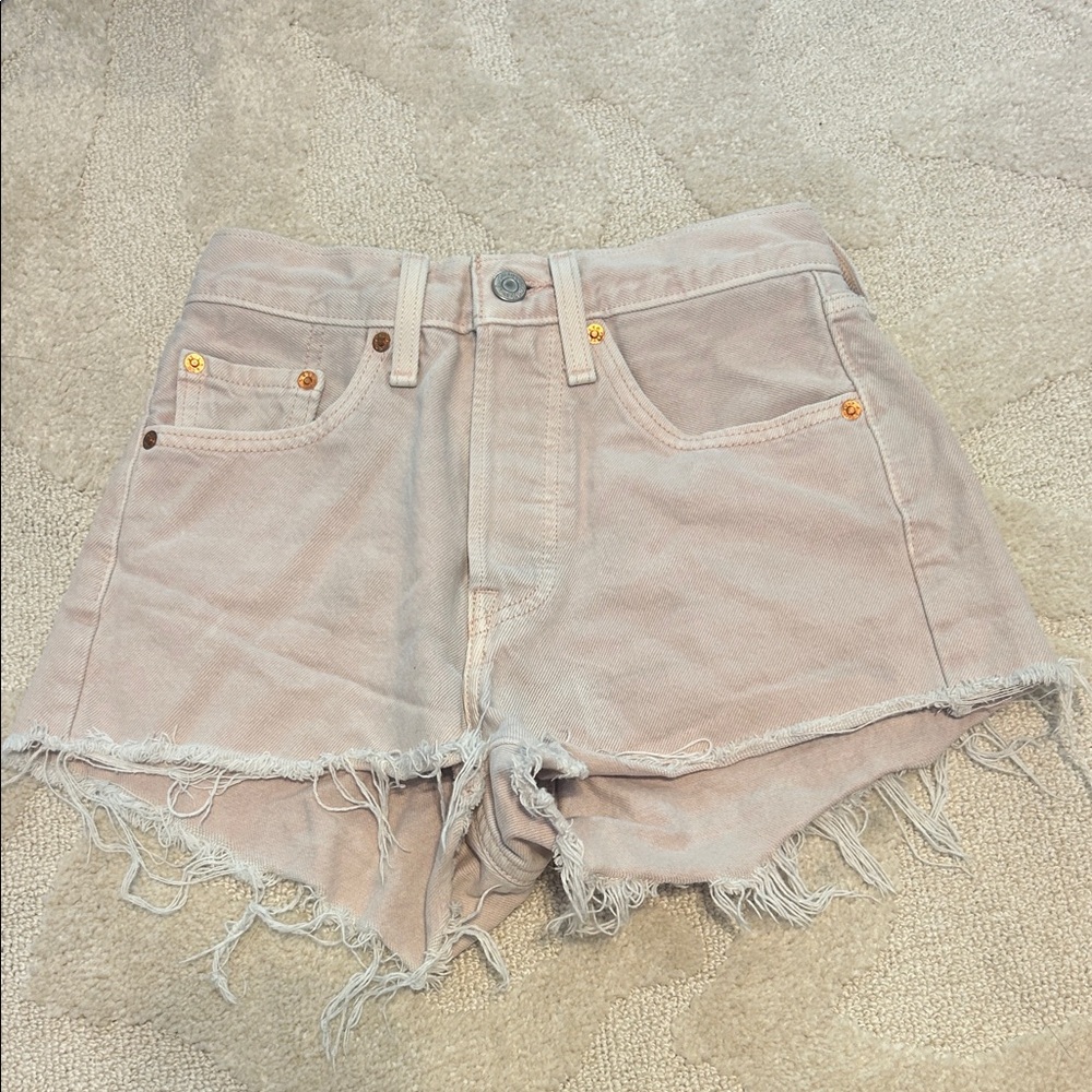 Levi’s Pink 501 Shorts